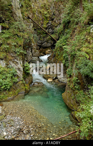 Ratsching Gilfenklamm Gilfen canyon nel Ratschingstal Val di Racines vicino a Vipiteno Vipiteno Sud Tirolo Alto Adige Italia Foto Stock