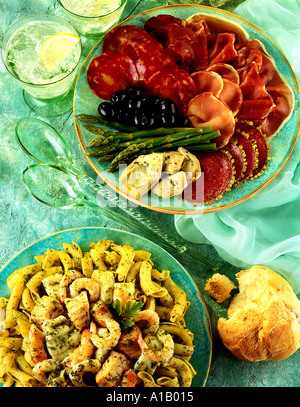 ANTIPASTO ITALIANO Foto Stock