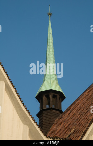 Guglia della Cappella di Betlemme Betlémská balza nel centro storico di stare Mesto Praga, repubblica Ceca Foto Stock