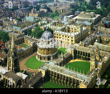 GB - OXFORDSHIRE: Oxford visto dall'aria Foto Stock