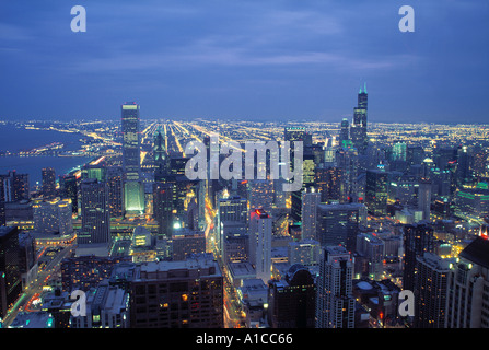 Il centro di Chicago, Illinois, Stati Uniti d'America Foto Stock