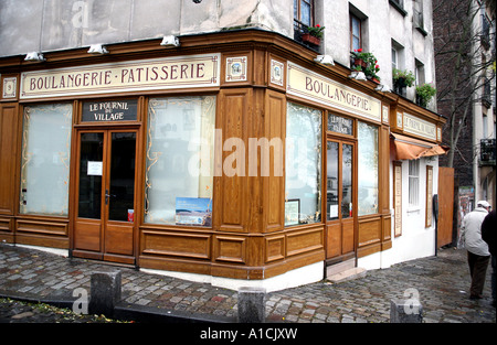 Boulangerie e pasticceria a Parigi Foto Stock