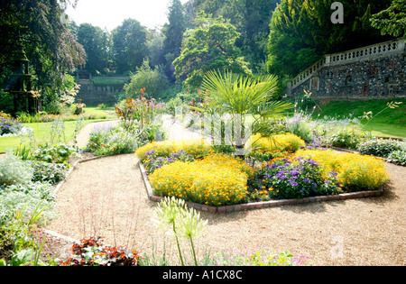 Giardino in stile vittoriano Norwich Regno Unito Foto Stock