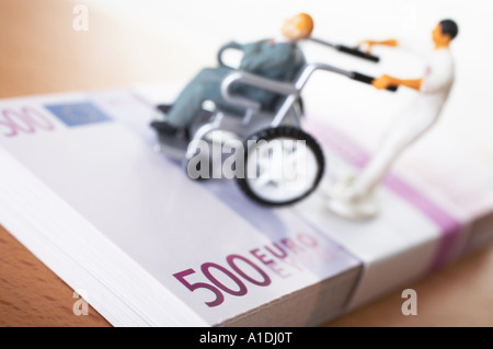 Costose cure sanitarie Foto Stock