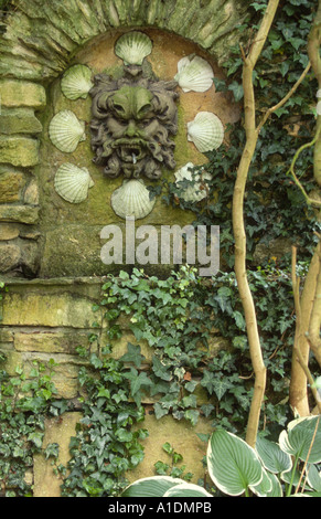 Grotta di conchiglie Foto Stock