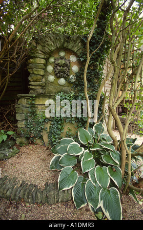 Grotta di conchiglie Foto Stock
