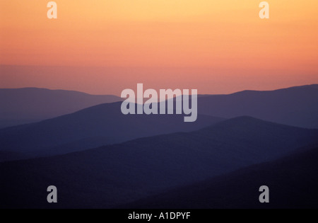 Arkansas tramonto al regina Wilhelmina parco dello stato Foto Stock