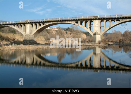 Besalu, Spagna, spagnolo, Catalunya, Espana, 12esimo secolo, fort, twelveth, medievali e città, storia, histonic, bridge Foto Stock