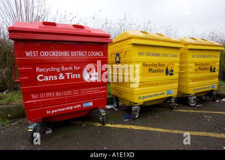 Cestini Burford Oxfordshire, Regno Unito Foto Stock