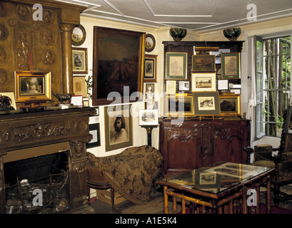 Interno di Jean-Francois Millet atelier a Barbizon Francia Foto Stock