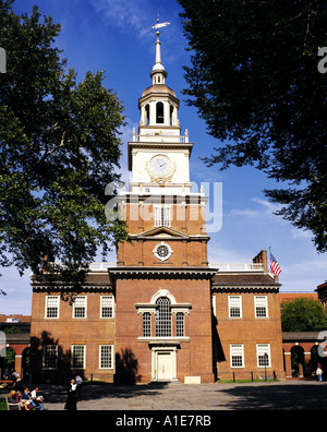 Independence Hall di Philadelphia, Stati Uniti d'America Foto Stock