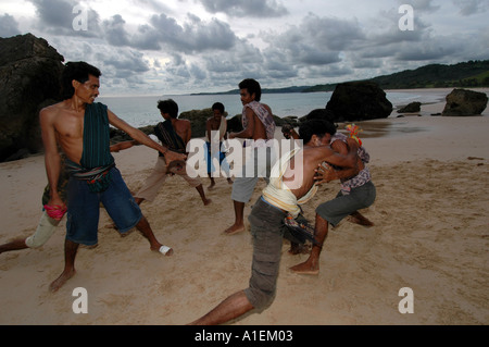 SUMBA OVEST DI INSCATOLAMENTO SUMBA Nusa Tengarra INDONESIA Foto Stock