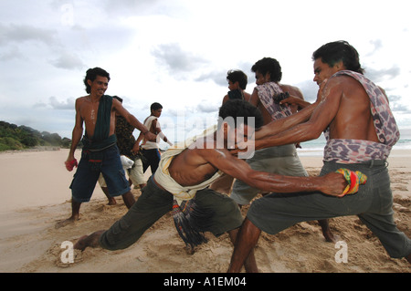 SUMBA OVEST DI INSCATOLAMENTO SUMBA Nusa Tengarra INDONESIA Foto Stock