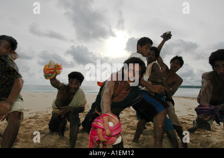 SUMBA OVEST DI INSCATOLAMENTO SUMBA Nusa Tengarra INDONESIA Foto Stock