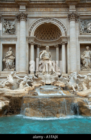 Fontana di Trevi Fontana di Roma Italia Foto Stock