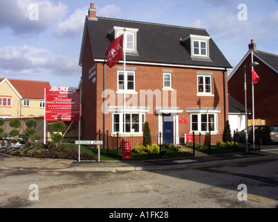 Visualizza home su una scatola nuova station wagon Rendlesham Suffolk in Inghilterra Foto Stock