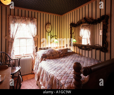 Camera da letto nel 1770 s House famoso sistemazione inn on Main Street East Hampton Inn Long Island NY Foto Stock