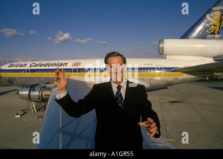 Sir Adam Thompson del Caledonian britannico intorno agli anni '1980 1980 del Regno Unito HOMER SYKES Foto Stock