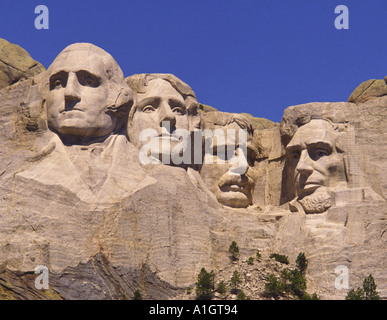 Stati Uniti d'America Sud Dakota Mount Rushmore Foto Stock