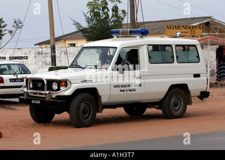 La malaria nazionale Programma di controllo Toyota Land Cruiser Bakau Gambia Foto Stock