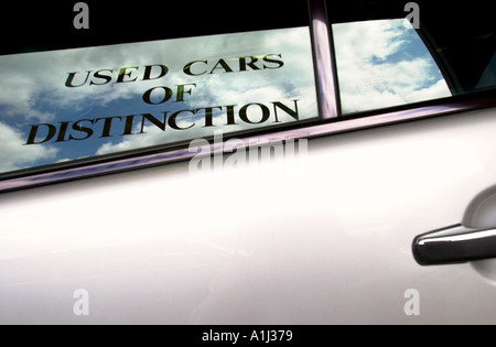 Un usato concessionaria auto REGNO UNITO Foto Stock