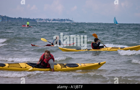 Canoa in Bretagna Foto Stock