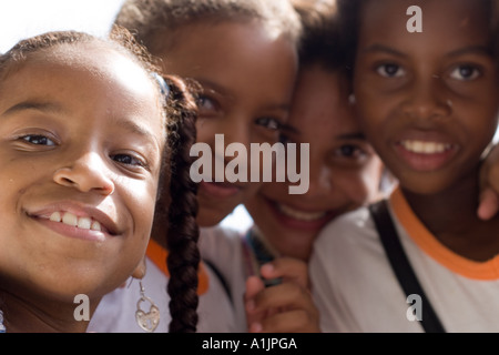 Rio scuola bambini G Foto Stock