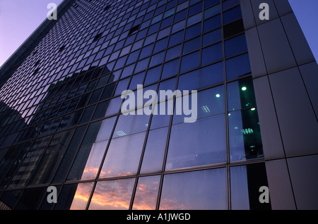 Edificio moderno presso il centro business area in Ramat Gan città Israele Foto Stock