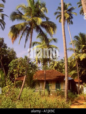 Casa portoghese Betalbetim Margao Goa in India Foto Stock