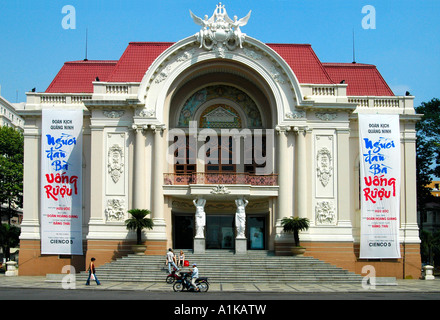 Opera House di Ho Chi Minh City Saigon Viet Nam Foto Stock
