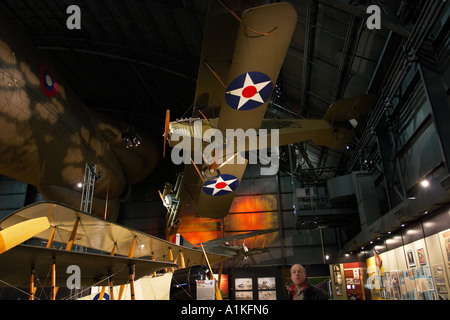 La prima guerra mondiale gli aeromobili nel Museo Nazionale della United States Air Force Foto Stock