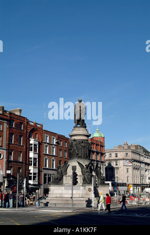 Dublino Daniel O'Connell statua O'Connell Street Irlanda Foto Stock