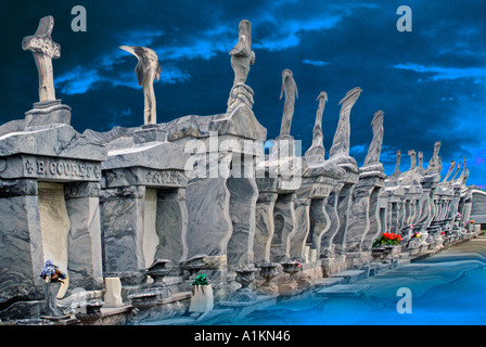 Storico di St Louis cimitero n. 1 a New Orleans in Louisiana Foto Stock