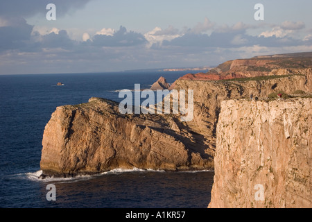 Cape St Vincent guardando a nord Foto Stock