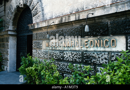 L'Avana Cuba Museo Napoleonico Vedado Foto Stock