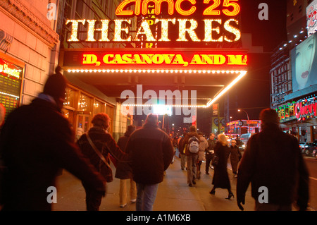 AMC 25 Empire Times Square movie theater Foto Stock