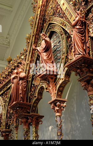 La schermata di Hereford progettato da Sir Gilbert Scott nel 1862 al Victoria and Albert Museum di Londra Kensington Foto Stock