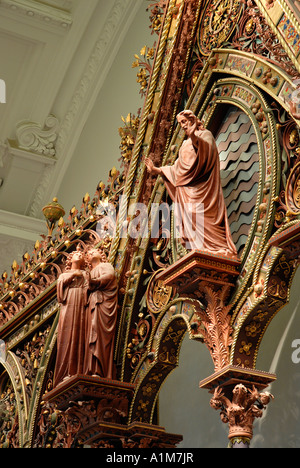 La schermata di Hereford progettato da Sir Gilbert Scott nel 1862 al Victoria and Albert Museum di Londra Kensington Foto Stock