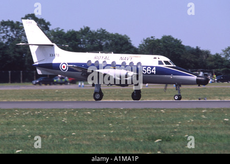 Aviazione scozzese HP-137 Jetstream T2 azionato da 750 NAS della Royal Navy. Foto Stock