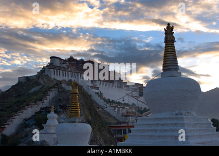 Palazzo del Potala, Lhasa, in Tibet Foto Stock