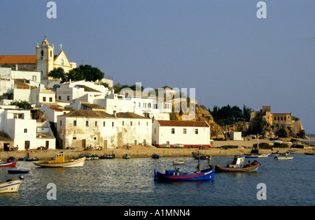 Albufeira Algarve Portogallo Porto di pesca Albufeira Foto Stock