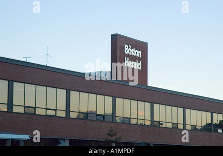 La sede del Boston Herald su Harrison Avenue Foto Stock
