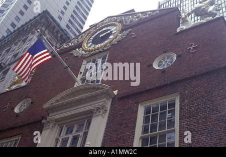 Il vecchio Stato di Boston casa sulla strada statale Foto Stock