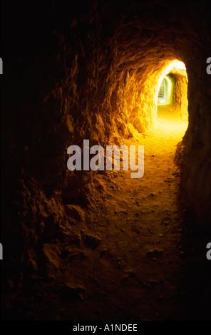 Tunnel di prigione a Entrevaux in Provenza Francia Foto Stock