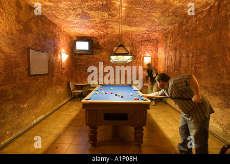 La metropolitana Sala Piscina Desert Cave Hotel Coober Pedy Outback South Australia Australia Foto Stock