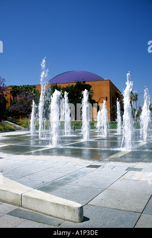 Plaza de Cesar Chavez e Tech Museo di innovazione San Jose Silicon Valley California USA Foto Stock