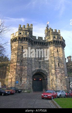 Lancaster Castle prigione, Lancaster, Lancs, Regno Unito Foto Stock