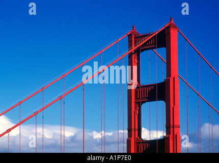 Golden Gate Bridge di San Francisco in California Foto Stock