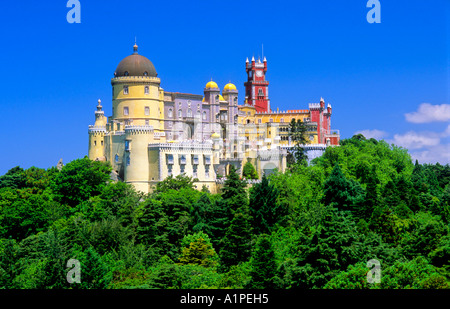 Palace Palacio da Pena Sintra Portogallo Europa Foto Stock