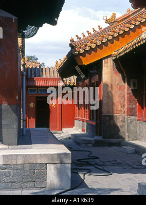 Città proibita Imperial Palace Sito Patrimonio Mondiale dell'UNESCO Pechino Pechino cinese Cina Asia Asia asiatica Foto Stock